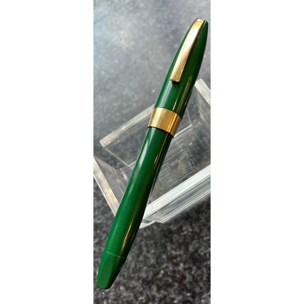 Vintage Sheaffer's PMF 1st Year Green Snorkel Fountain Pen Newly Refurbished